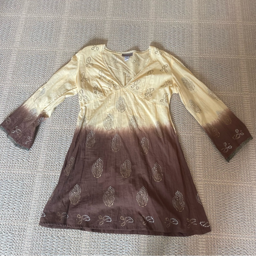 Peppermint Bay ombré beach cover up size large
